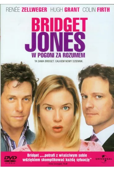 Bridget Jones: W pogoni za rozumem DVD - Beeban Kidron, Colin Firth, Hugh Grant, Renee Zellweger