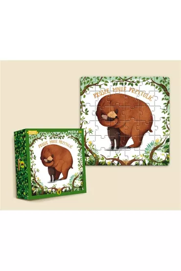 Puzzle 36 el. Prosz� mnie przytuli� Ezop - Emilia Dziubak