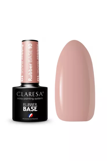 Claresa Rubber Base baza do lakieru hybrydowego 10 5 g
