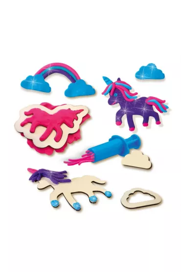 Ciasto masa Jednoro�ec brokat/neon Ses Creative