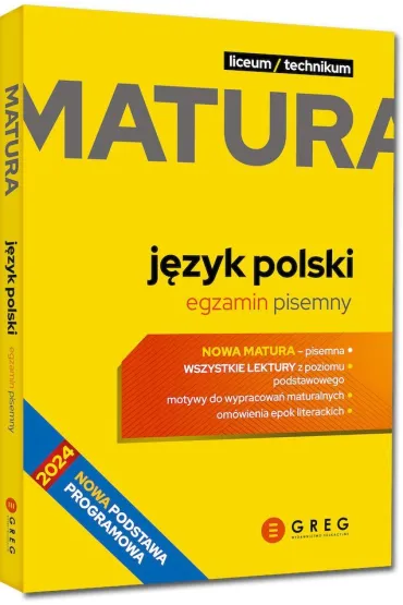 J�zyk polski. Egzamin pisemny. Repetytorium maturalne. Matura 2026