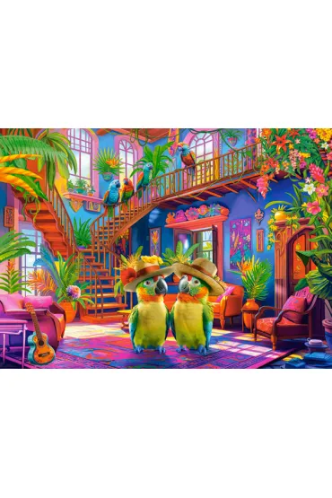Puzzle 200 el. Parrots in Paradise Castorland