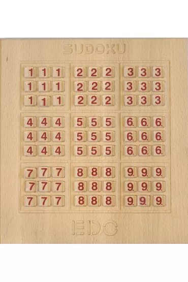 Sudoku EDO bordowe