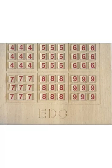 Sudoku EDO bordowe