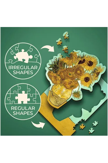Puzzle drewniane 200 el. S�oneczniki Trefl
