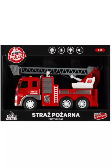 Auto Stra� Po�arna woda Moje Miasto MEGA CREATIVE 522121