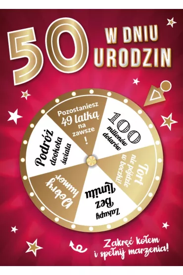 Armin Style Karnet Urodziny 50