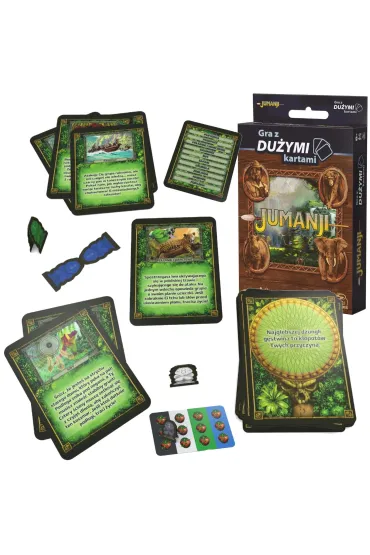 GRA SPIN JUMANJI KARTY JUMBO 6073282 PUD6 Spin Master