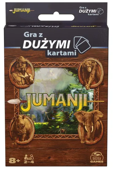 GRA SPIN JUMANJI KARTY JUMBO 6073282 PUD6 Spin Master