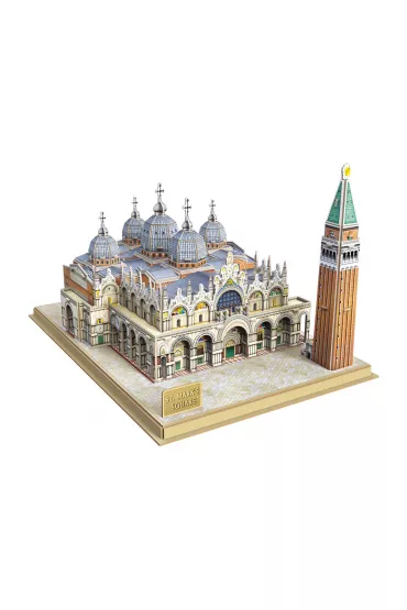 Puzzle 3D 107 el. Plac �wi�tego Marka Cubic Fun