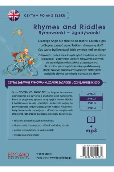 Rhymes and Riddles. Rymowanki - Zgadywanki. Czytam po angielsku - Zuza Wollny, Katarzyna K�pi�ska