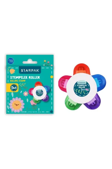 Stempel roller 5w1 Flower STICKER BOO 582118 Starpak