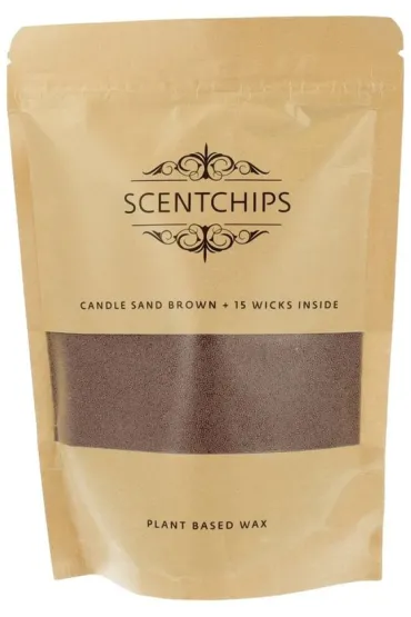 ScentChips �wieca sypana 250gr wosk per�owy br�zowy