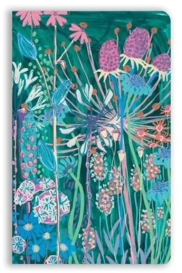 Flame Tree Notatnik B6 Niebieski ogr�d Lucy Innes linia