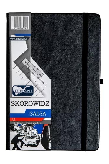 Elefant Skorowidz A5 Salsa czarny 96 kartek