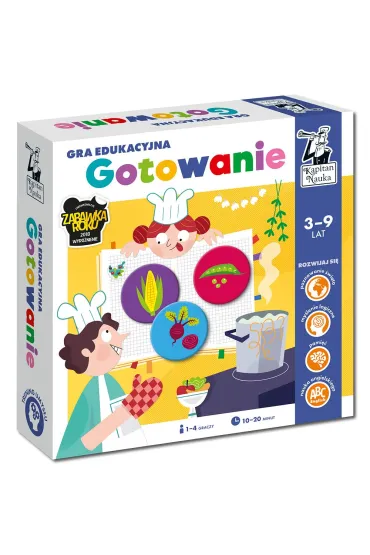 Kapitan Nauka. Gra edukacyjna. Gotowanie Edgard