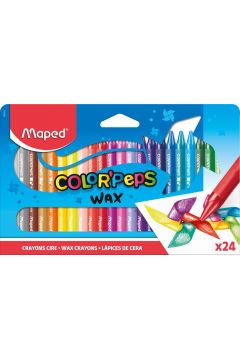 Maped Kredki Colorpeps wiecowe 24 kolory