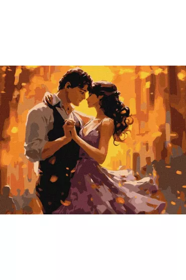 Ideyka Malowanie po numerach - Taniec kochank�w 40x50cm
