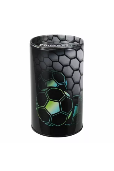 Skarbonka metalowa okr�g�a Football Starpak