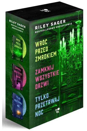 Pakiet: Wr�� przed zmrokiem, Zamknij wszystkie drzwi, Tylko przetrwaj noc - Riley Sager