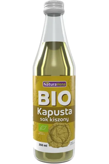 NaturaVena Sok z kapusty kiszonej Zestaw 6 x 250 ml Bio