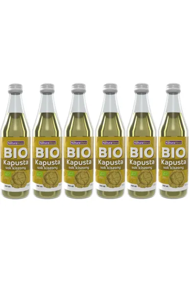 NaturaVena Sok z kapusty kiszonej Zestaw 6 x 250 ml Bio