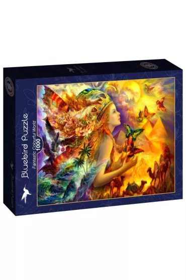 Puzzle 1000 el. Fantastyczny kolory �wiat Bluebird Puzzle
