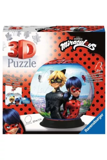 Puzzle 72 el. 3D Kula Miraculous Ravensburger