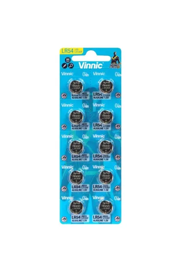 Bateria VINNIC LR54 AG10 L1131 1,5V op10szt cena za op.