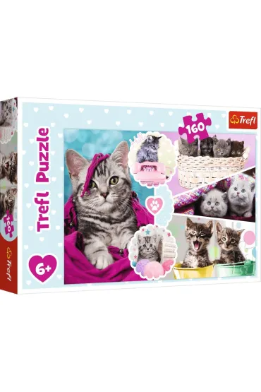 Puzzle 160 el. Urocze kotki Trefl