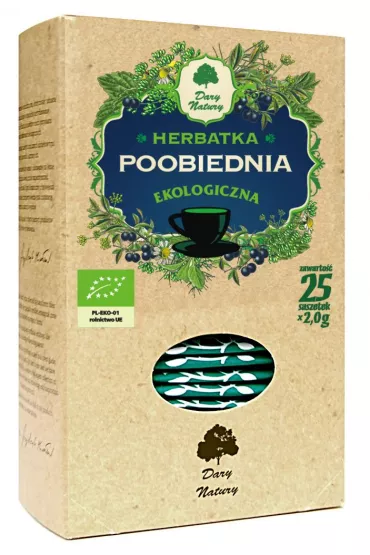 Dary Natury Herbatka poobiednia 25 x 2 g Bio