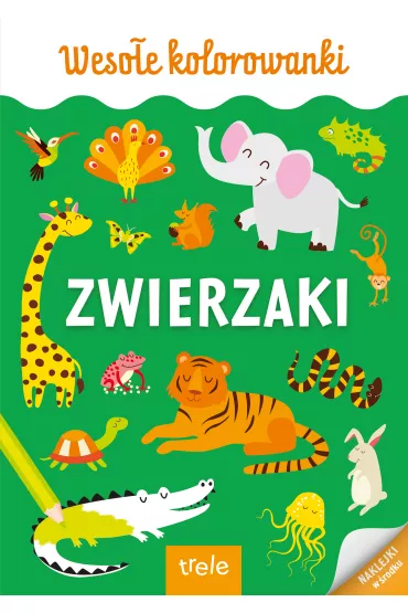 Zwierzaki. Kolorowanka A4. Weso�e kolorowanki
