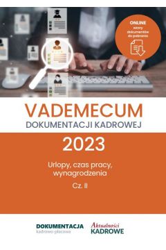 eBook Vademecum dokumentacji kadrowej 2023 - cz. II pdf mobi epub