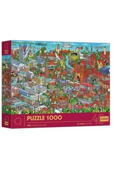 Puzzle 1000 el. Jubileusz Tr�jmiasto Trefl