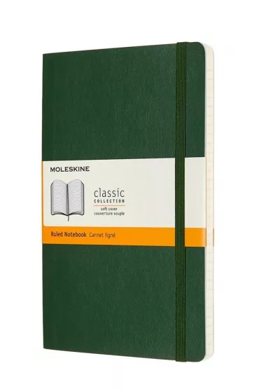 Moleskine Notes Myrtle green g�adki, 13 x 21 cm