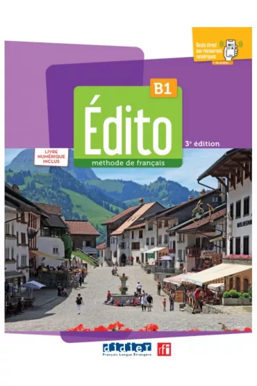 Edito B1 podr�cznik + podr�cznik online 3 edition /2023/ - Marion  Perrard, Elodie Heu, Marie Gatin