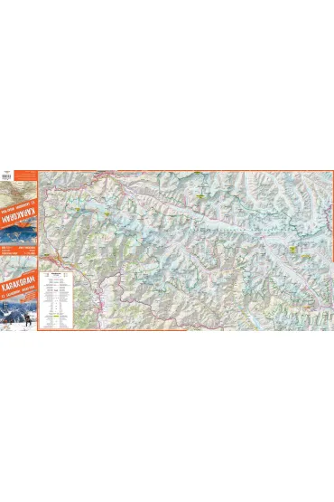 Karakoram trekking map 1:175 000 laminat 2024
