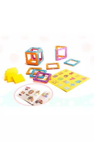 Klocki magnetyczne edukacyjne magical sticks MAGICAL MAGNET 40 element�w