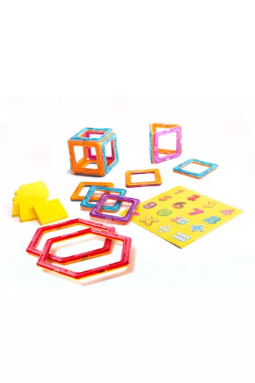 Klocki magnetyczne edukacyjne magical sticks MAGICAL MAGNET 40 element�w