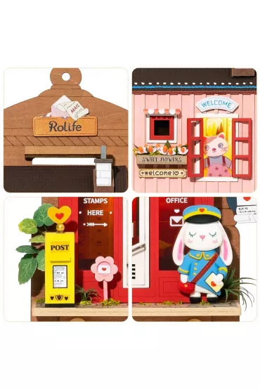 Sk�adany Drewniany Model Puzzle 3D - Domek na Wyspie Marze� Robotime