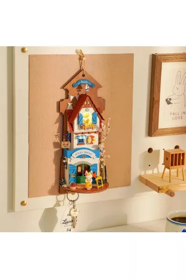 Sk�adany Drewniany Model Puzzle 3D - Domek na Wyspie Marze� Robotime