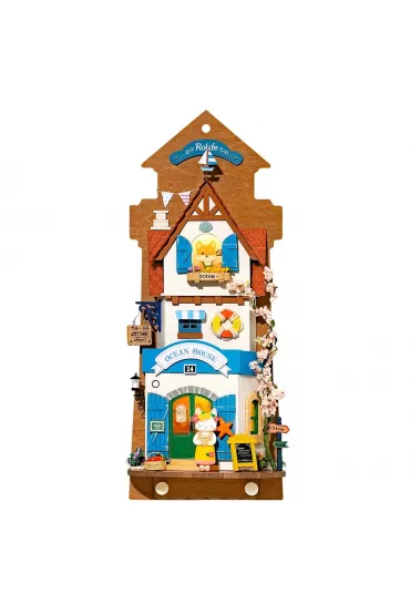 Sk�adany Drewniany Model Puzzle 3D - Domek na Wyspie Marze� Robotime