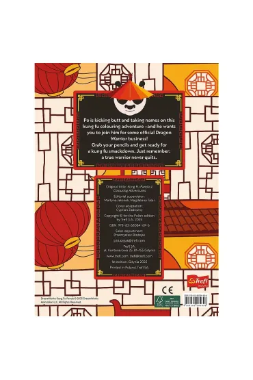 Kung Fu Panda. Kolorowanka. Malbuch. Colouring book