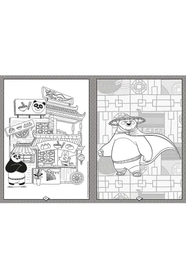 Kung Fu Panda. Kolorowanka. Malbuch. Colouring book