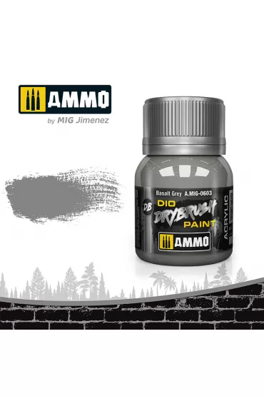 Ammo: DIO Drybrush - Basalt Grey 40 ml