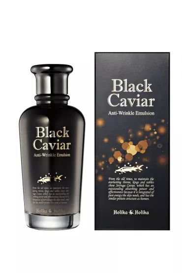 Holika Holika Black Caviar Anti-Wrinkle Emulsion emulsja przeciwzmarszczkowa z czarnym kawiorem 120 ml