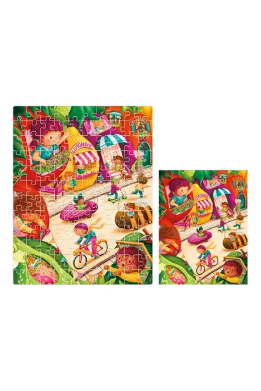 Puzzle 120 el. De.tail. Miasto owoc�w Roter Kafer