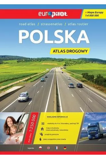 Polska Atlas drogowy Europilot 1:250 000