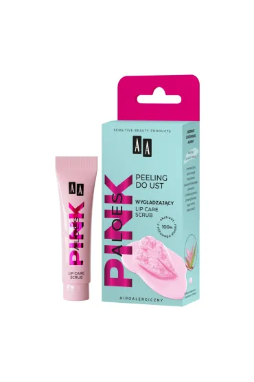 Aa Aloes Pink wyg�adzaj�cy peeling do ust 10 g