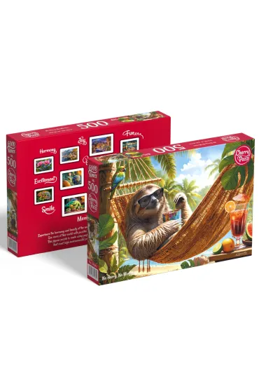Puzzle 500 el. No Hurry No Worries CherryPazzi